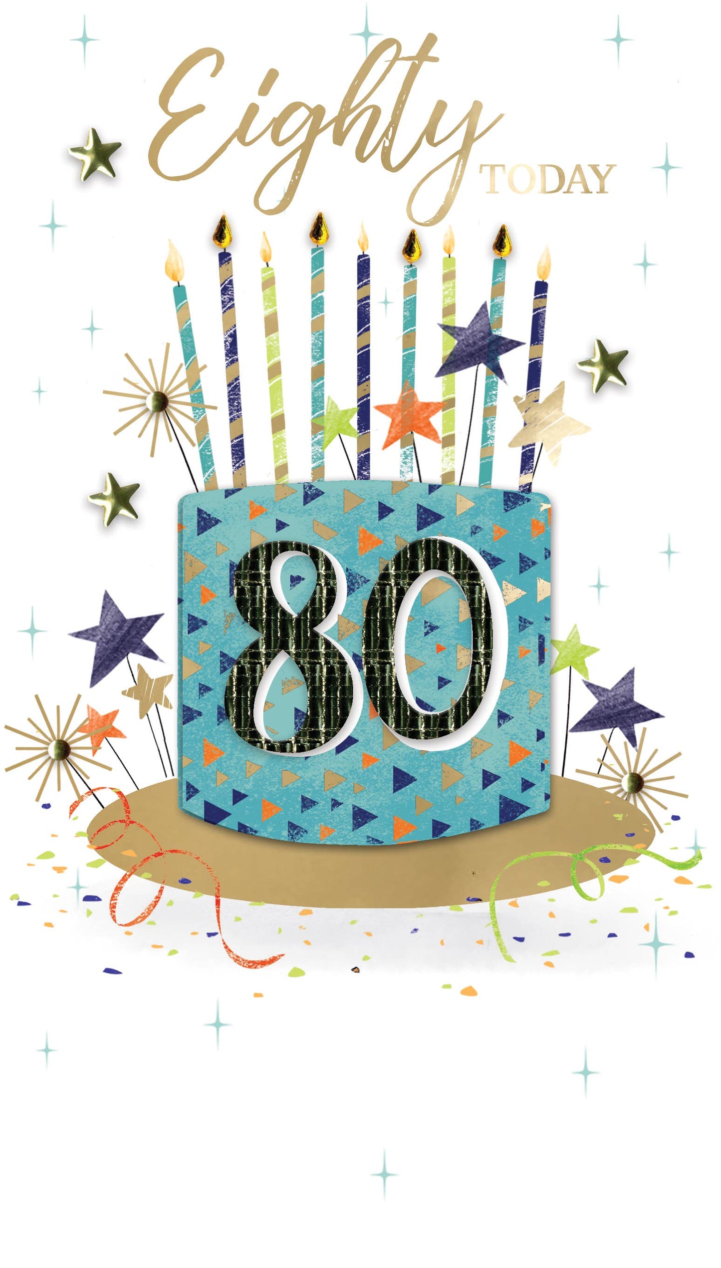 80th - Cake - Champagne - Second Nature