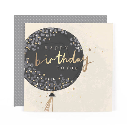 Anise Balloon Birthday Card
