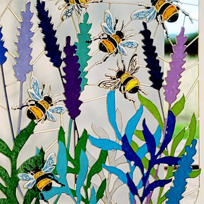 Age 40 Bee Design Birthday Card