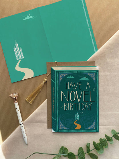 Novel Birthday – Luxury Book Birthday Card