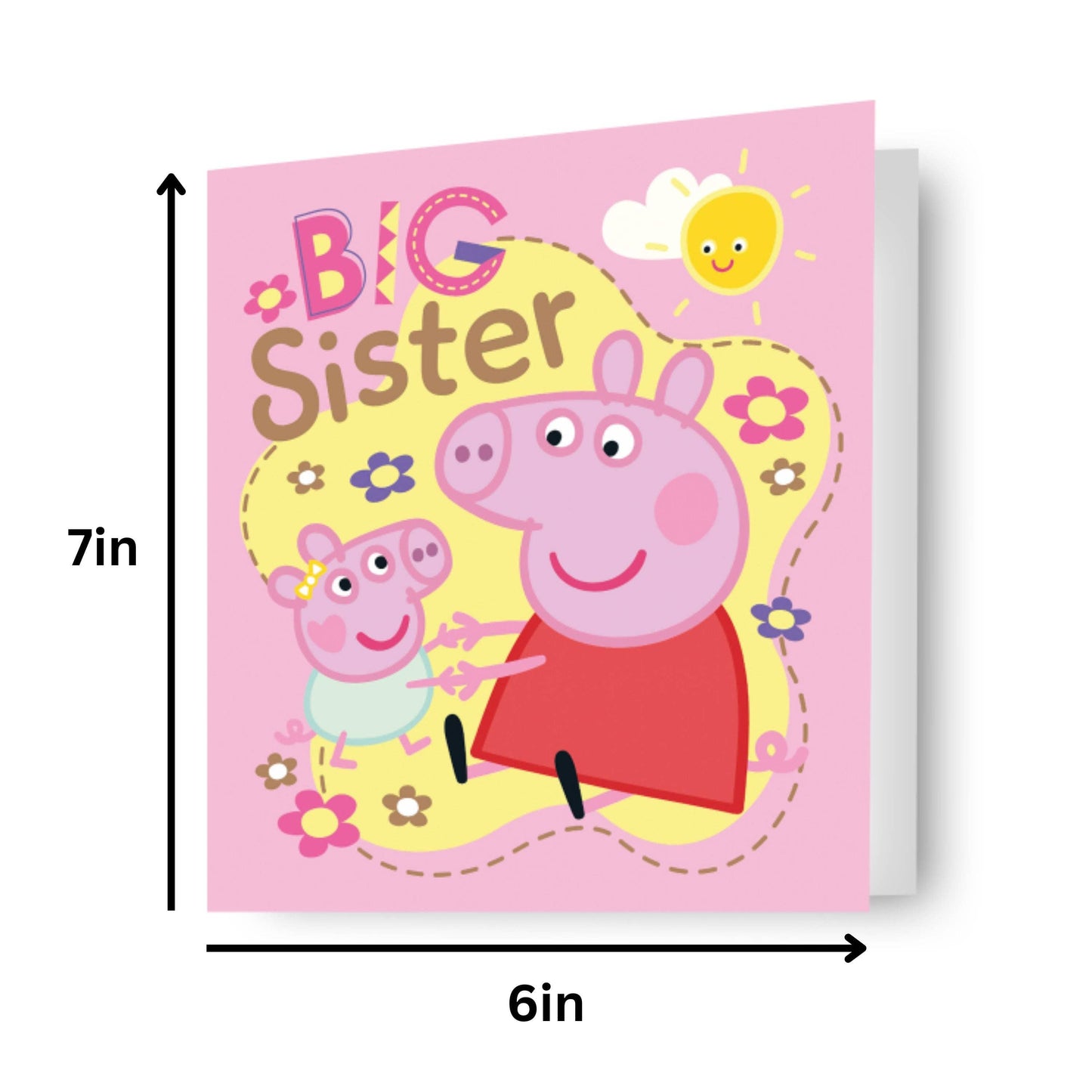 Peppa Pig Big Sister Birthday Card