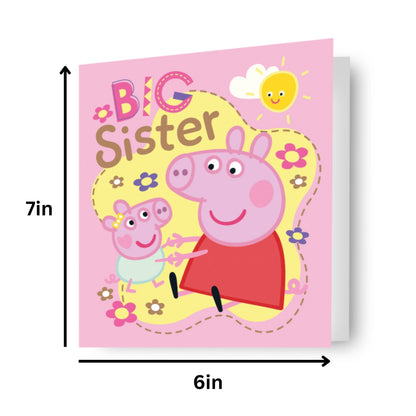 Peppa Pig Big Sister Birthday Card