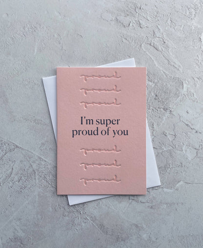 I'm Super Proud of You