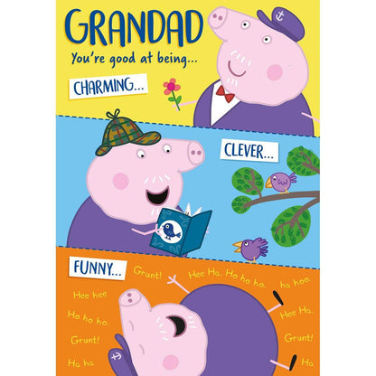 Peppa Pig Grandad Pig Birthday Card
