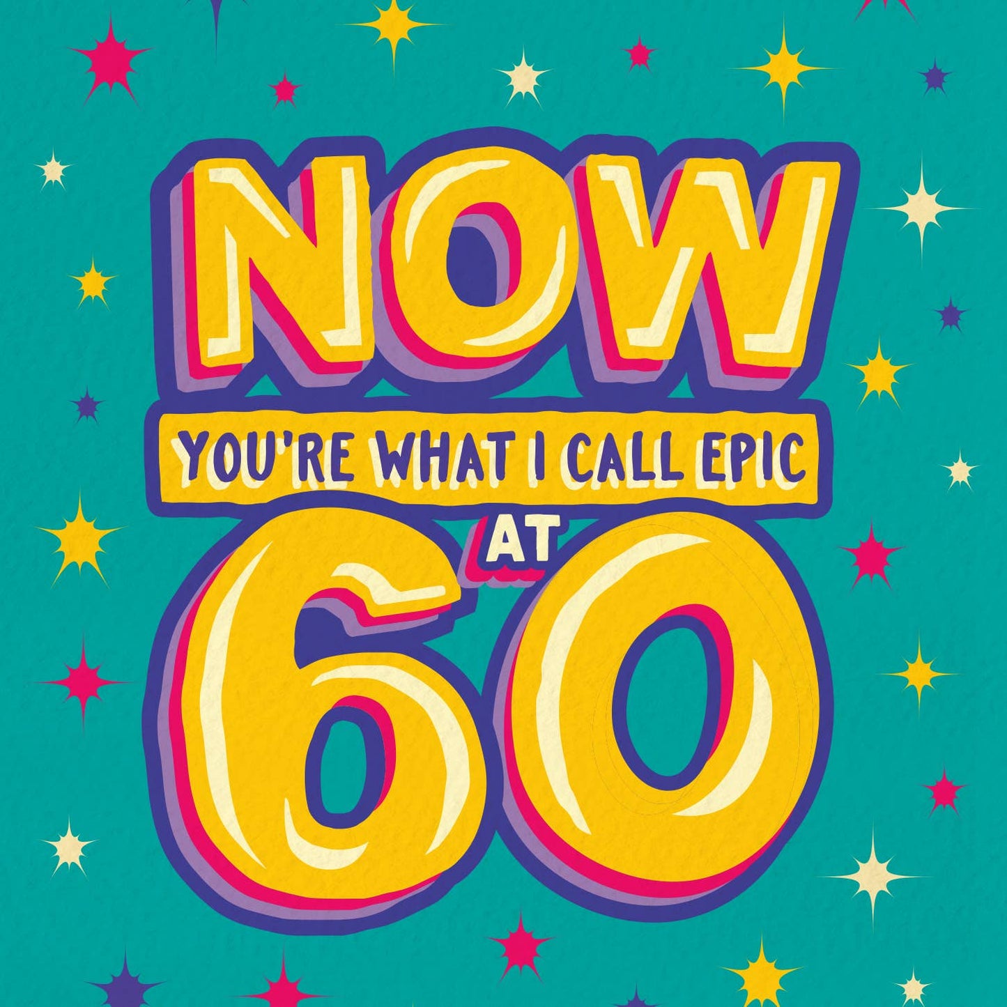 GA15 Funny epic 60th milestone birthday card