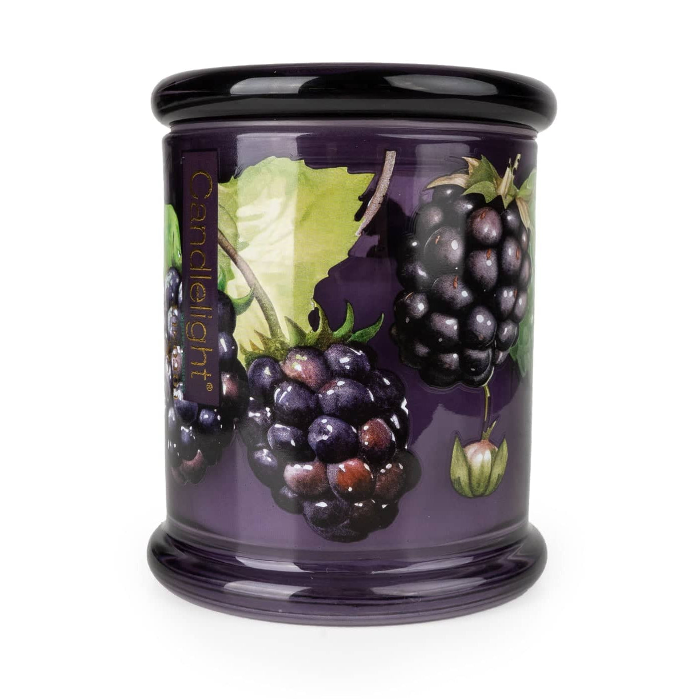 New Large Glass Lidded Jar Candle - Blackberry & Fig Tree