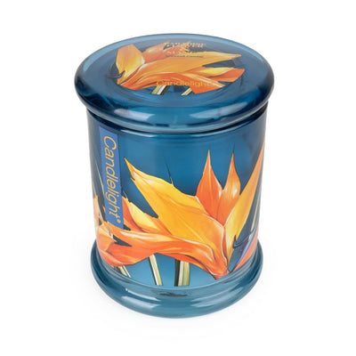 Large Glass Lidded Jar Candle - Paradise Flower & Mango