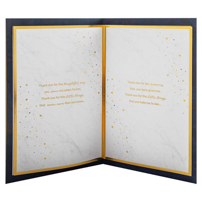 Birthday Card for Loved One - Dark Heart Pattern Design