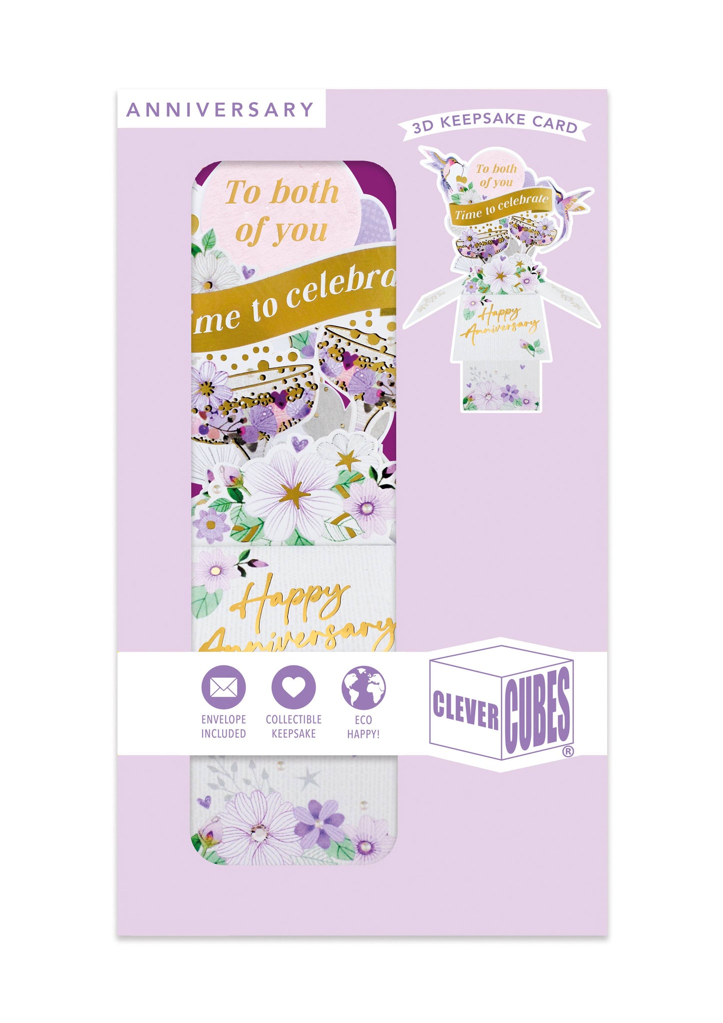 Happy Anniversary - 3D PopUp's GreetingCard - Second Nature