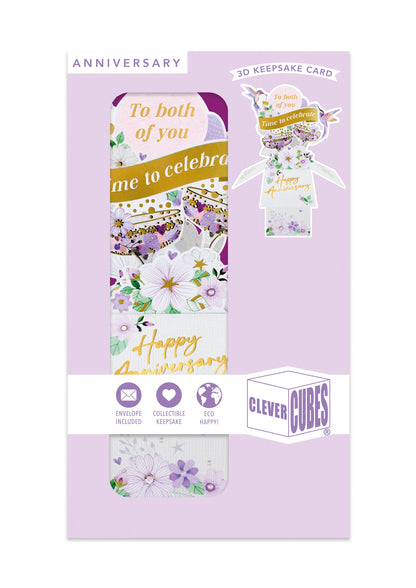 Happy Anniversary - 3D PopUp's GreetingCard - Second Nature