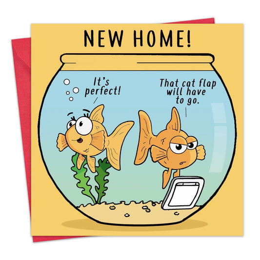Goldfish - Funny New Home Card