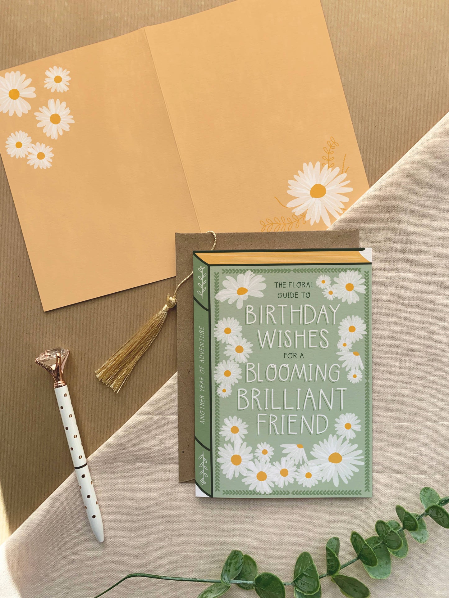Blooming Brilliant Friend – Luxury Book Birthday Card