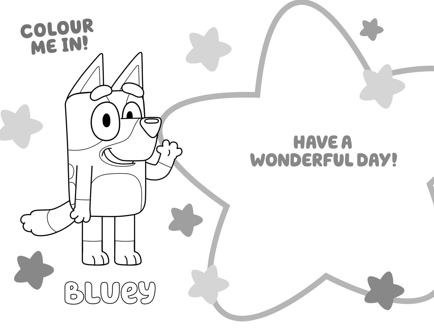 Bluey 'Daddy' Birthday Card