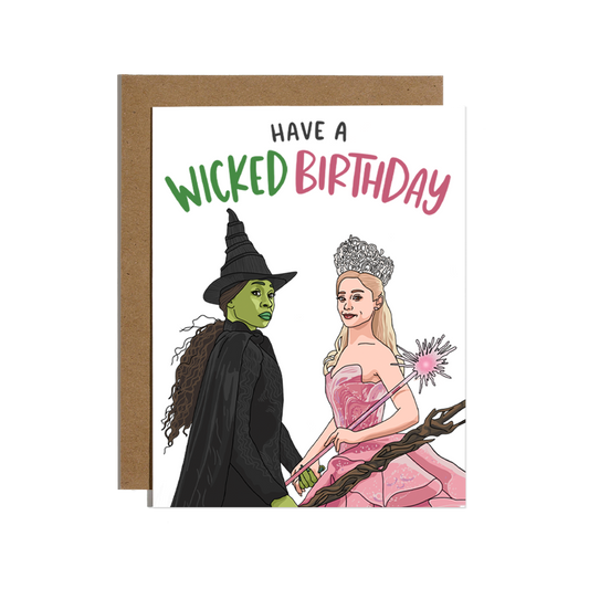 Wicked Birthday Greetings Card