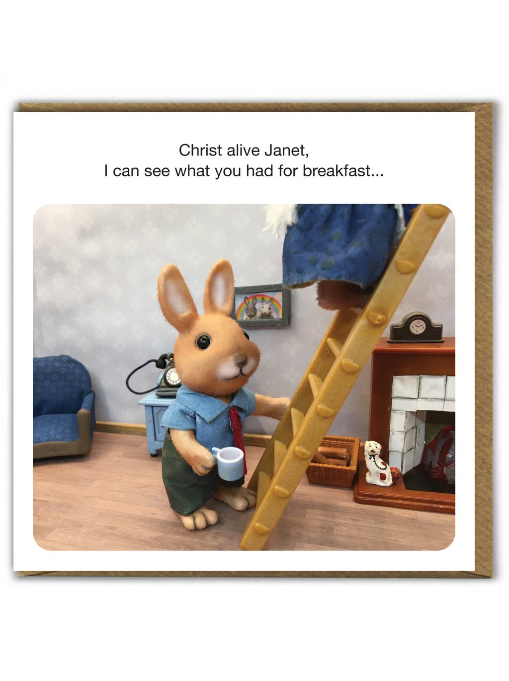 Funny Birthday Card - See Your Breakfast - by Forest_Fr1ends