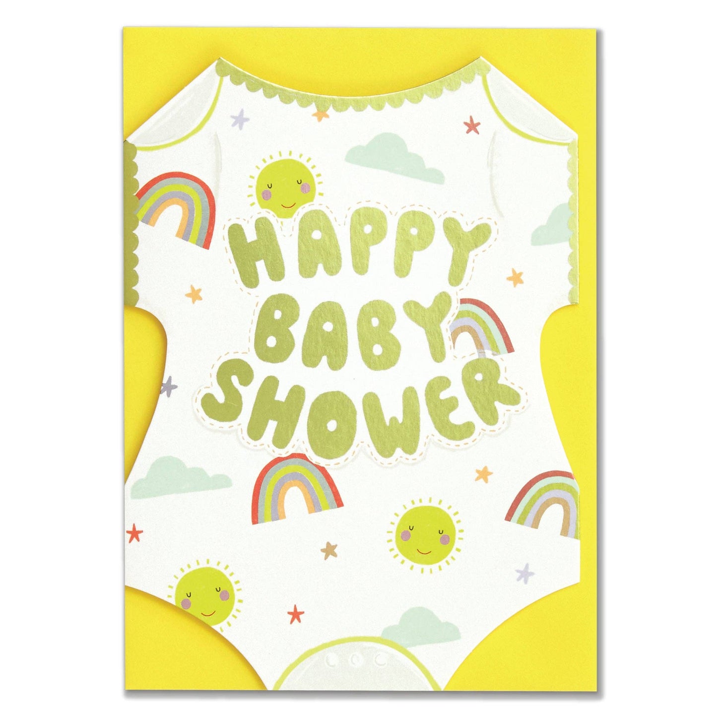 Happy Baby Shower - Die-cut and Foiled Baby Card