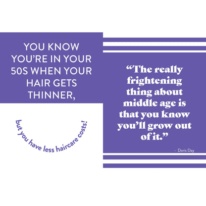 50: Older (Possibly Wiser) - Fun Age Quote Pocket Book