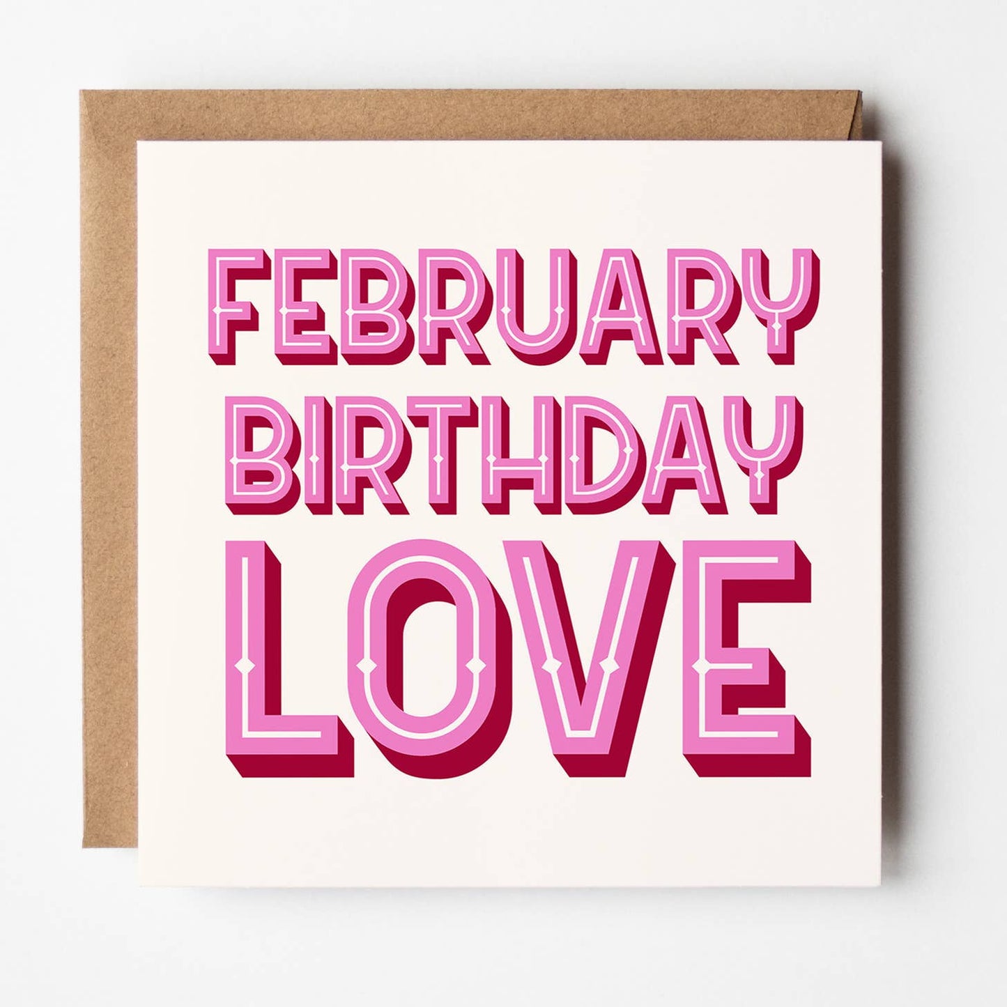 Month Of The Year - Birthday Love Card