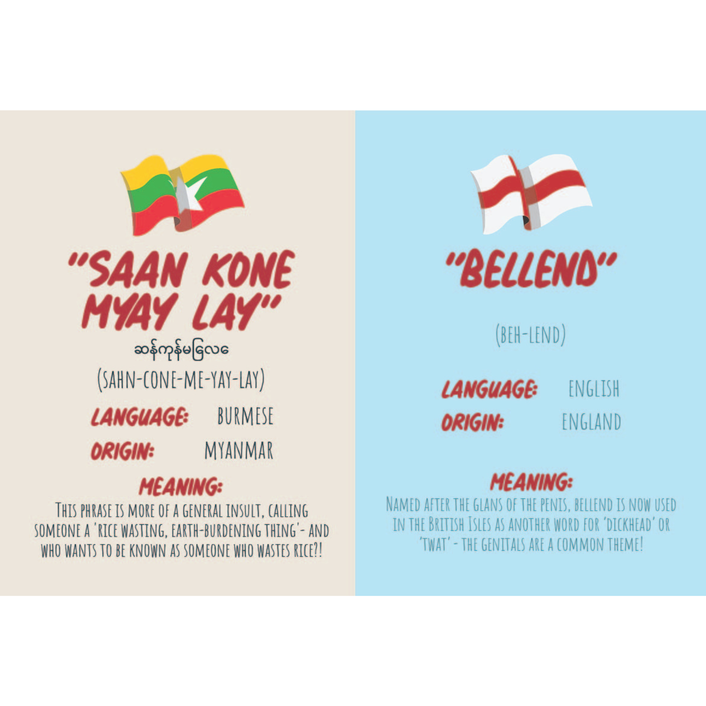 How To Swear in 96 Languages Gift Book - Novelty Gifts