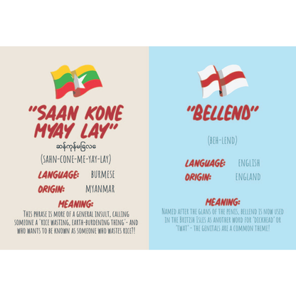 How To Swear in 96 Languages Gift Book - Novelty Gifts