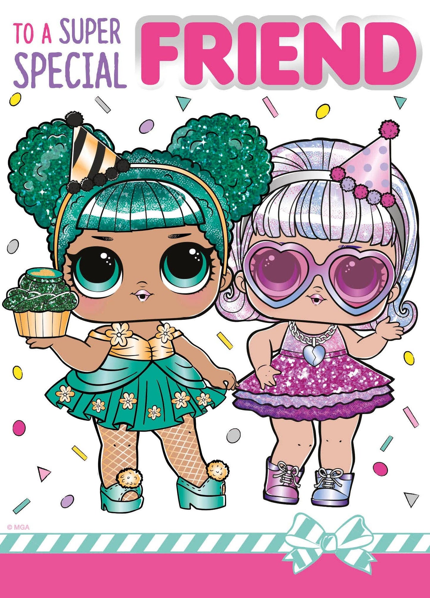 LOL Surprise BFF Birthday Card