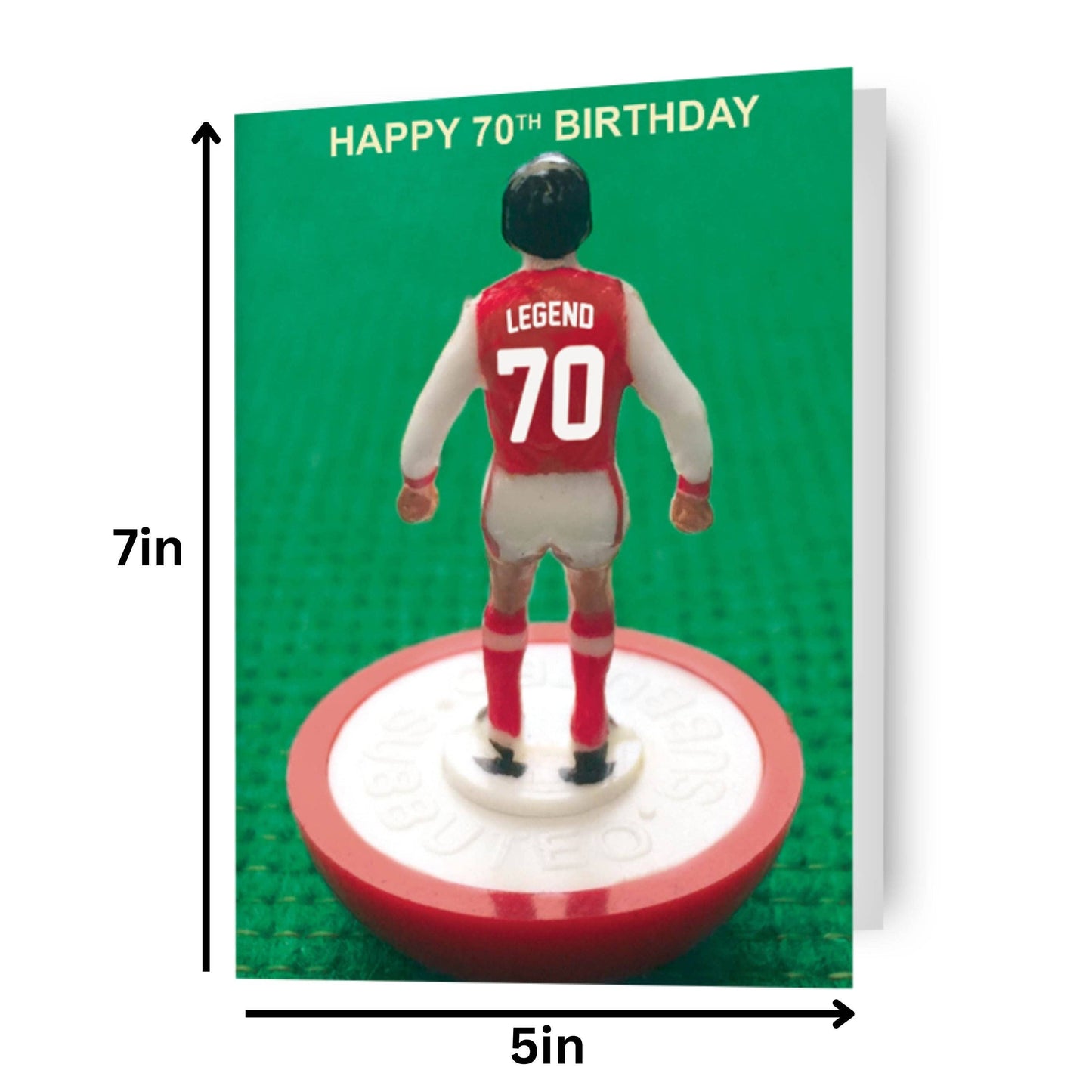 Subbuteo Age 70 Birthday Card