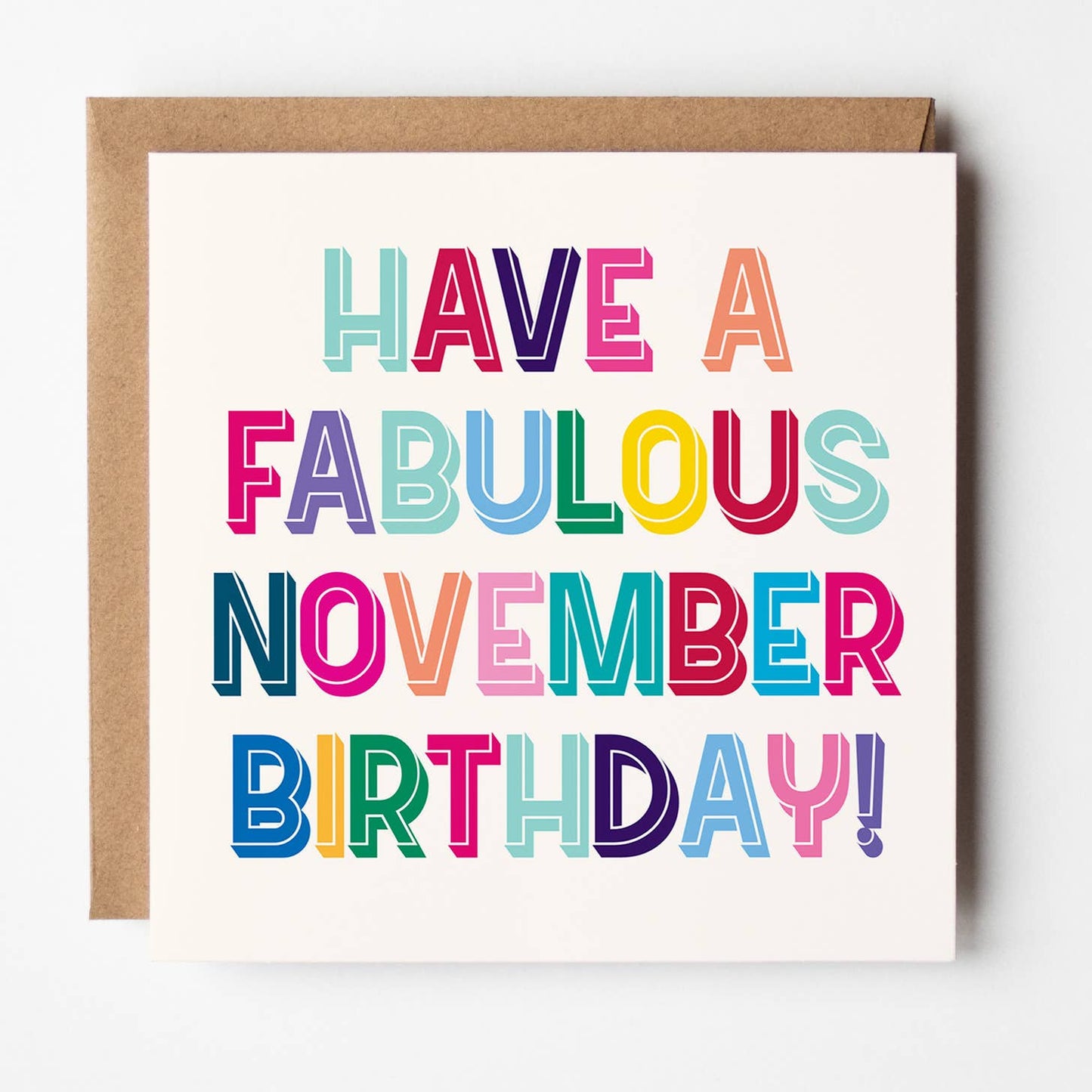 Month Of The Year - Fabulous Birthday Card