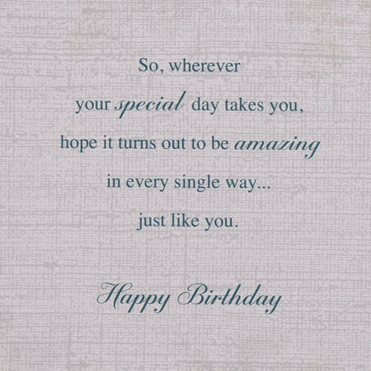 Birthday Card for Daughter with Traditional Floral Design