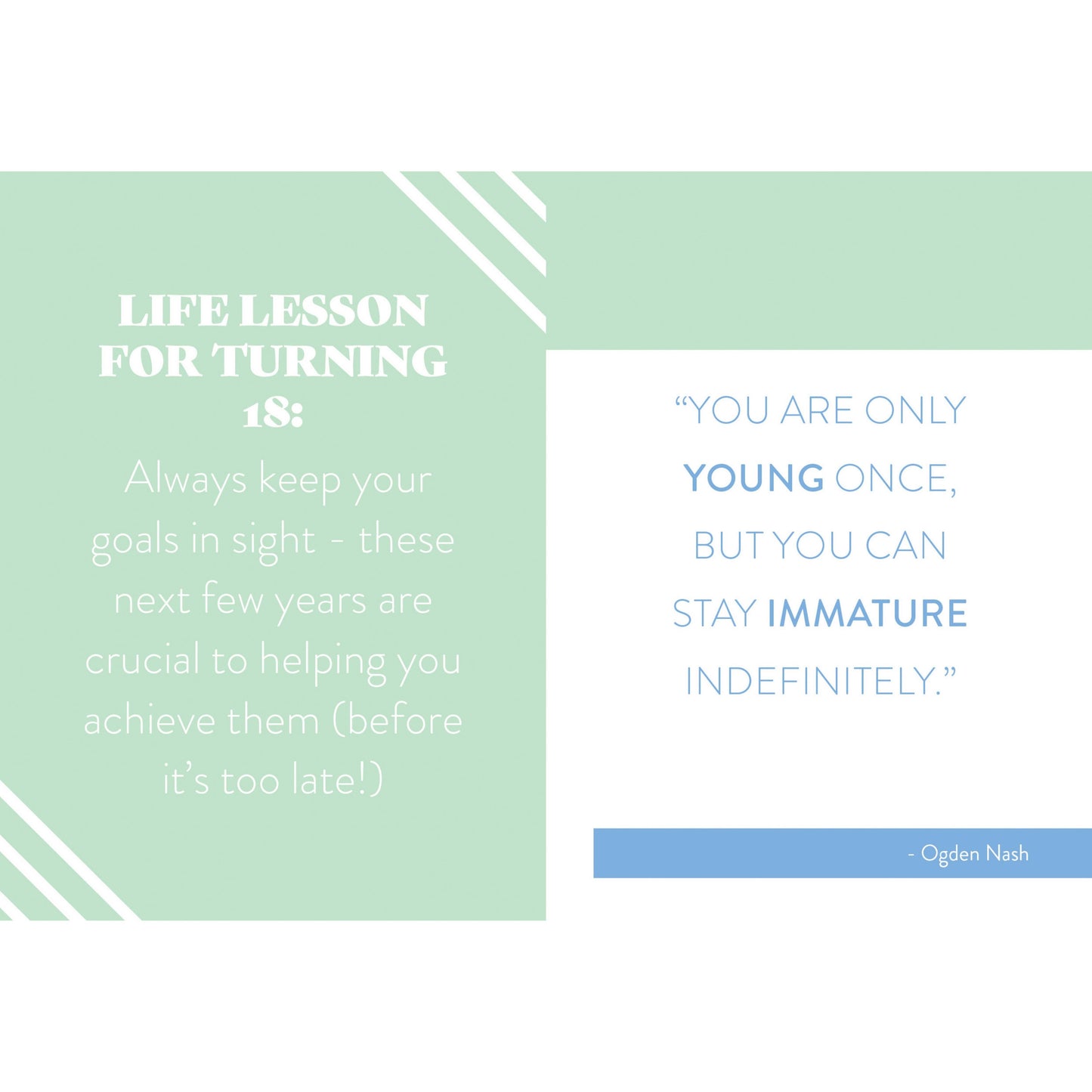 18: Apparently An Adult Now - Fun Age Quote Pocket Book