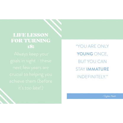 18: Apparently An Adult Now - Fun Age Quote Pocket Book