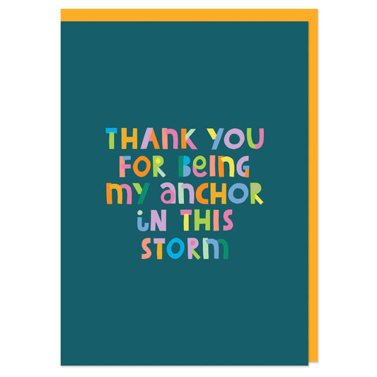 Thank you for being my anchor in this storm (SUN05)
