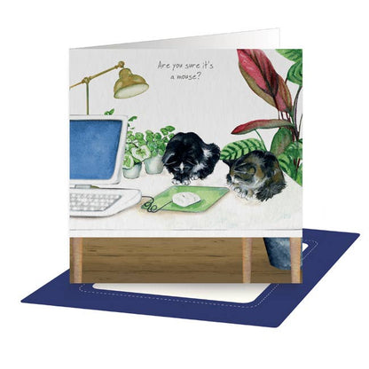 Moggies Cats Greeting Card