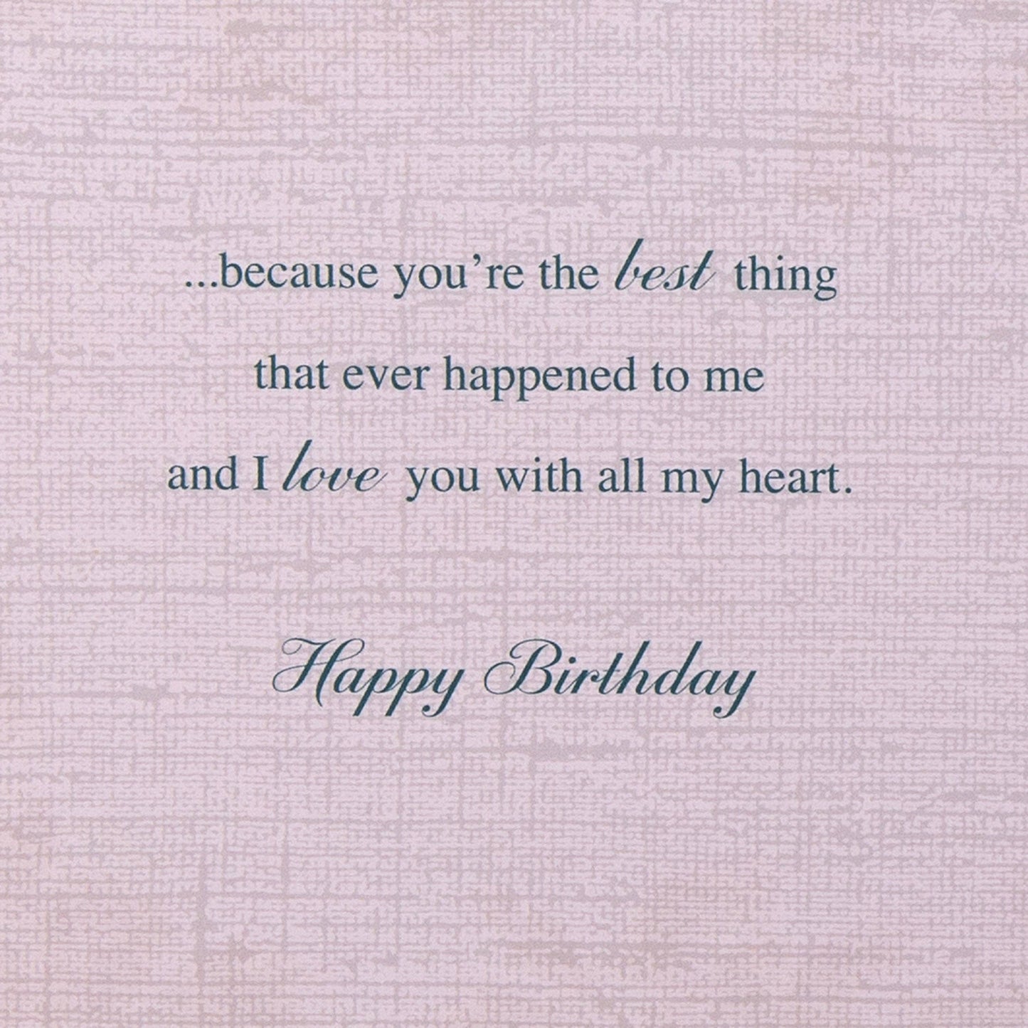 Birthday Card for Loved One - Traditional Floral Design