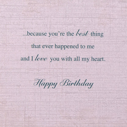 Birthday Card for Loved One - Traditional Floral Design