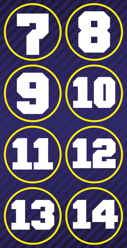 Super Mario Multi Ages 7-14 Sticker Birthday Card