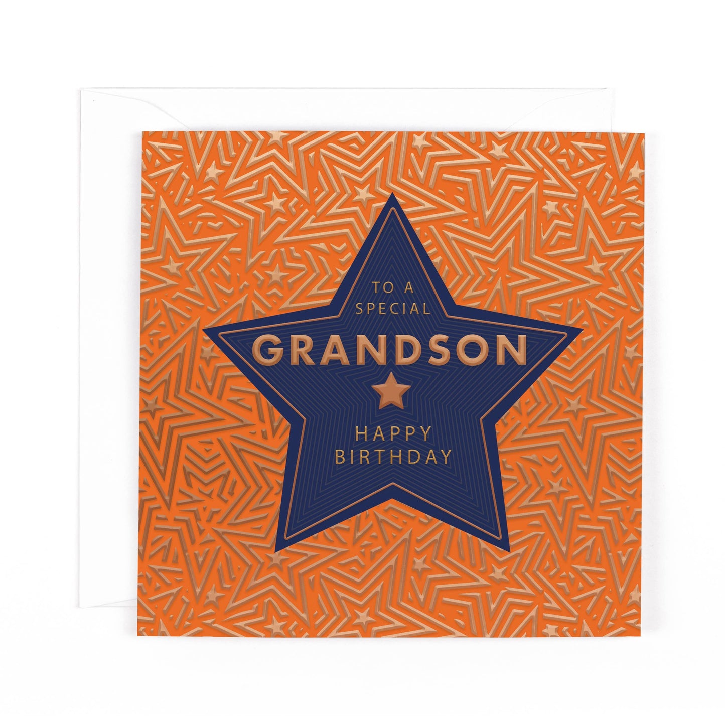 Pocket Square Grandson Birthday Card