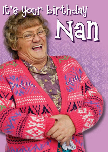 Mrs Brown's Boys 'Birthday Nan' Card