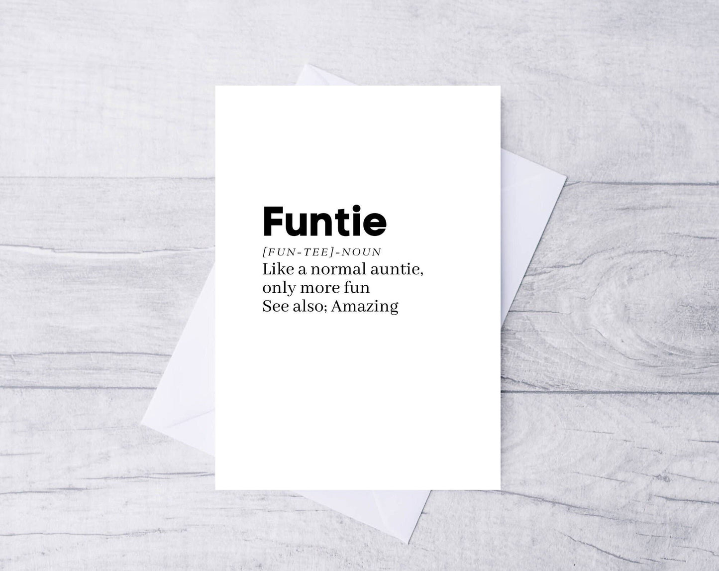 Birthday Card - For Auntie