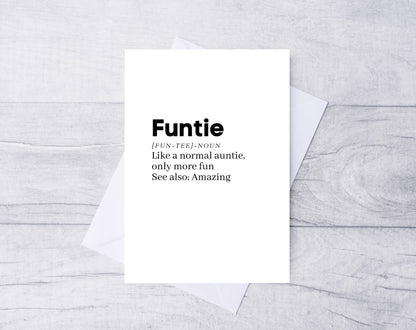 Birthday Card - For Auntie