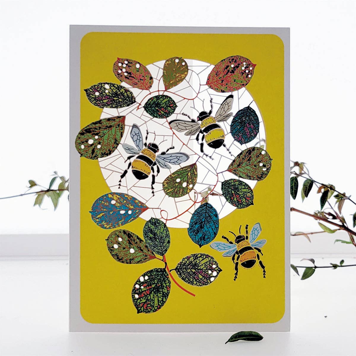 Bumble Bee Everyday Greeting Card - Blank