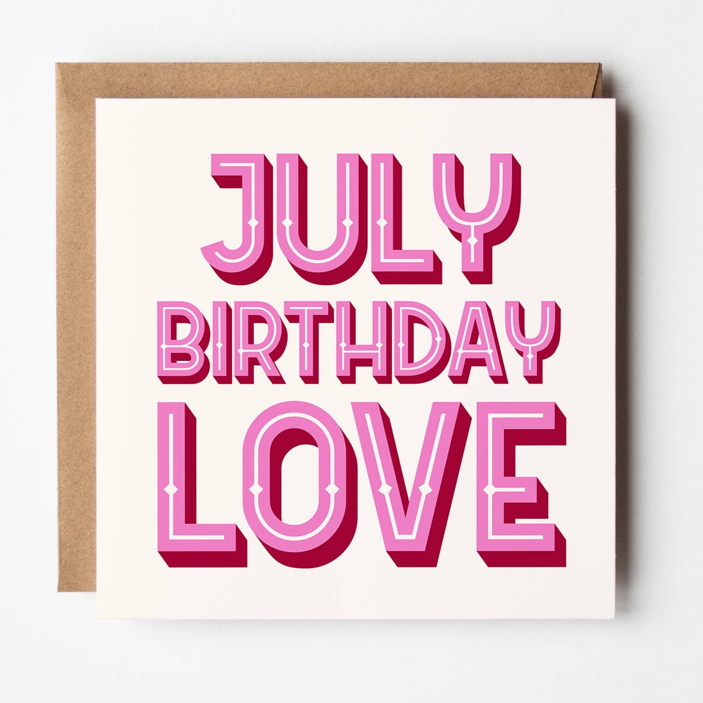 Month Of The Year - Birthday Love Card