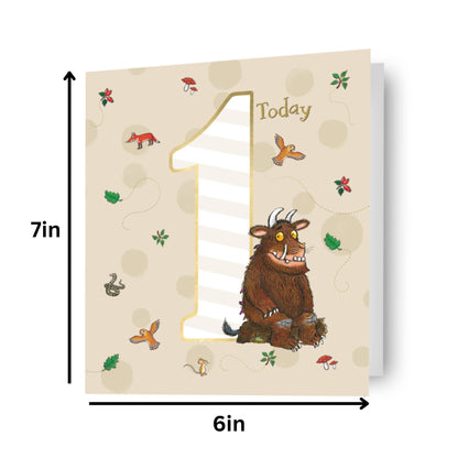 The Gruffalo Age 1 Birthday Card