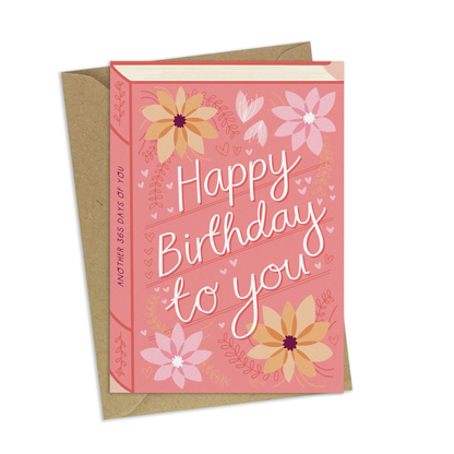 Happy Birthday To You – Luxury Book Greeting Card