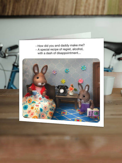 Funny Birthday Card - How Babies Are Made - by Forest_Fr1ends