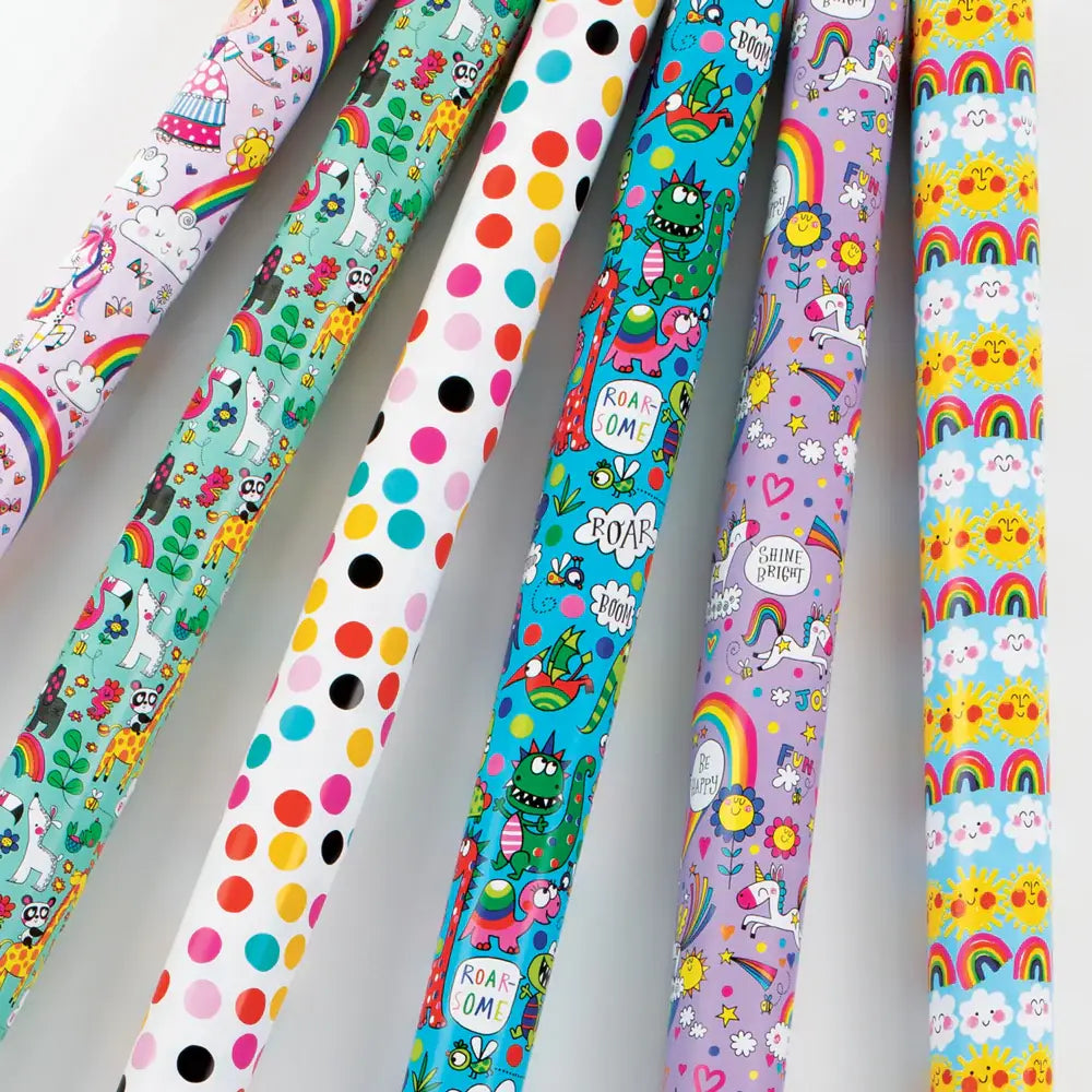 Mixed Roll Wrap Bin - 6 Designs