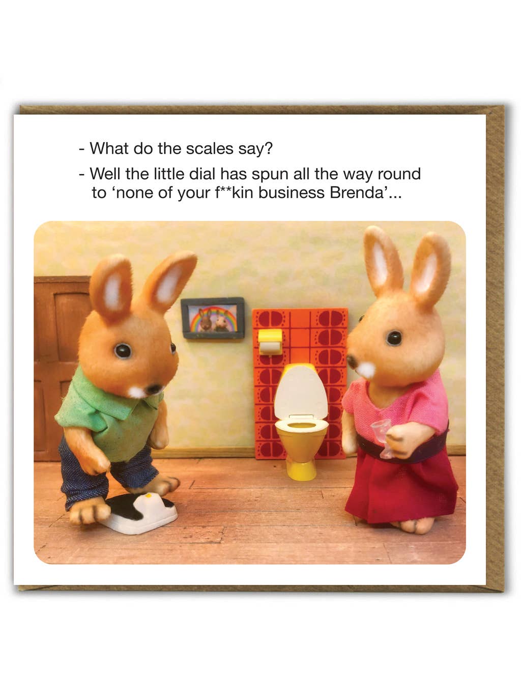 Funny Birthday Card - What Do Scales Say - by Forest_Friends