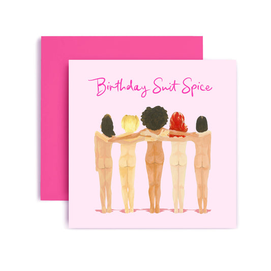 Funny Birthday Card for Her - Birthday Suit Spice