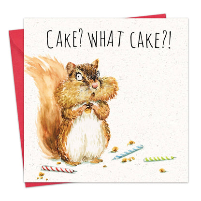 What Cake - Funny Birthday Card