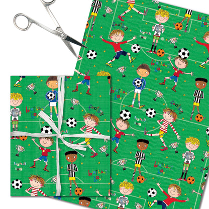 Gift Wrap Sheets - Football