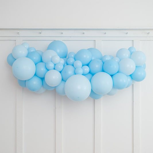 Baby Blue 2m Latex Balloon Garland